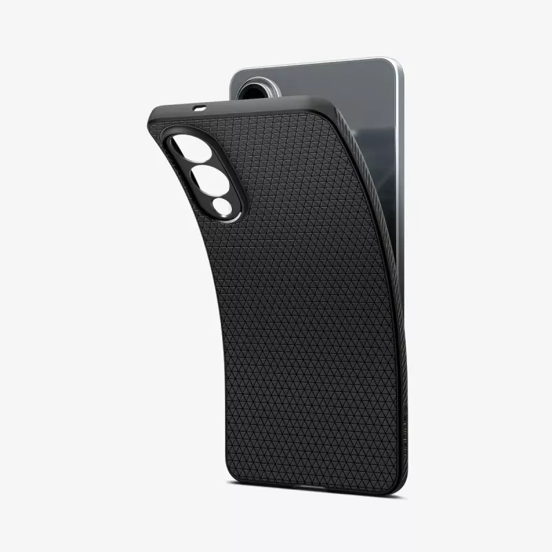 Dėklas Spigen Liquid Air Galaxy S25 Edge Matte Black Monochromatic