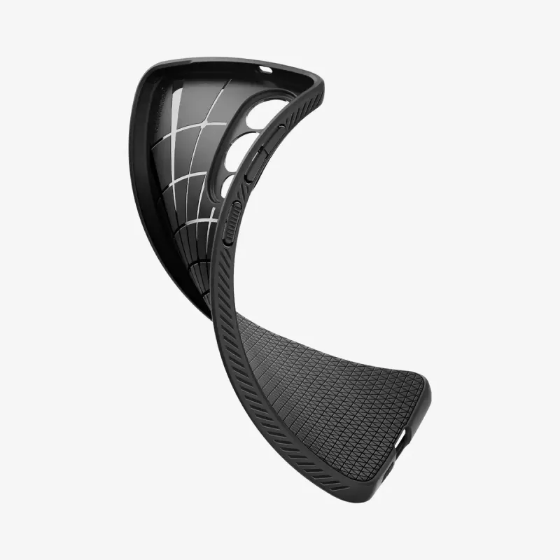 Dėklas Spigen Liquid Air Galaxy S25 Edge Matte Black Monochromatic