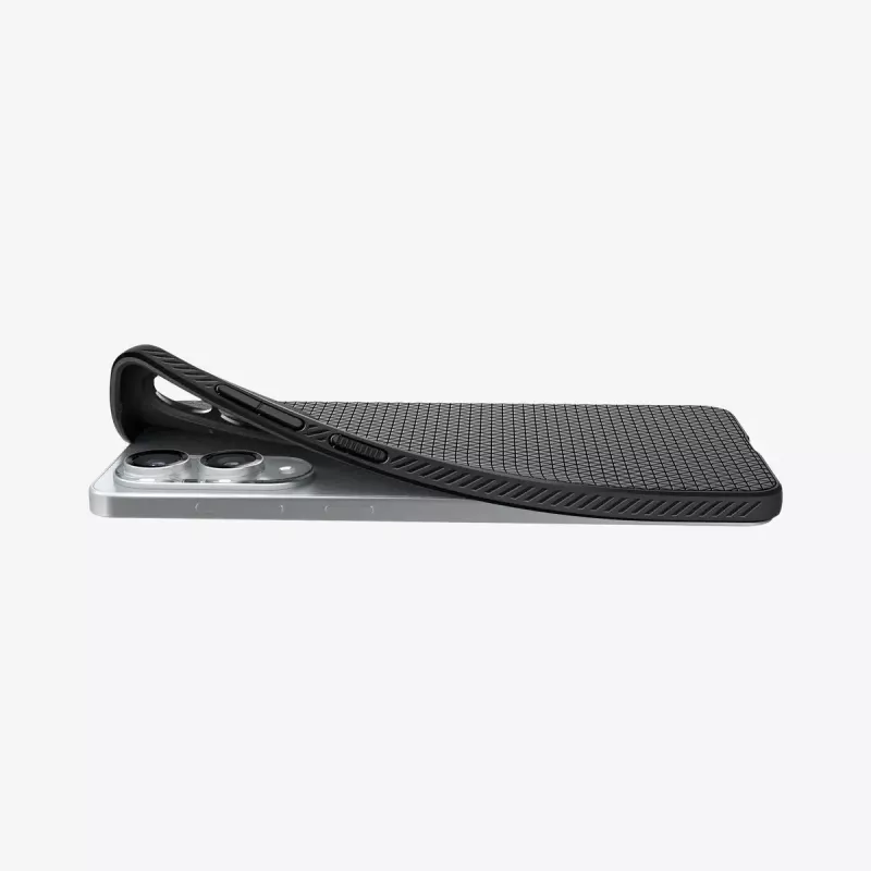 Dėklas Spigen Liquid Air Galaxy S25 Edge Matte Black Monochromatic