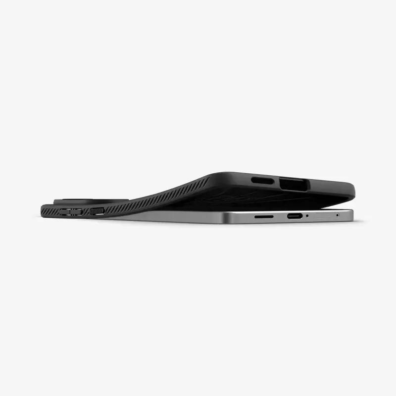 Dėklas Spigen Liquid Air Galaxy S25 Edge Matte Black Monochromatic