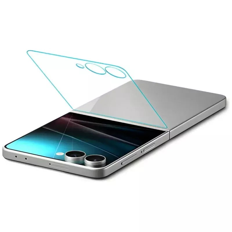 Apsauginė plėvelė Spigen, skirta Samsung Galaxy Z Flip 7 — HD Clear, plona permatoma apsauginė plėvelė