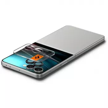 Apsauginis fotoaparato stiklelis Spigen, skirtas Galaxy Z Flip 7, HD stiklas, 2 vnt.