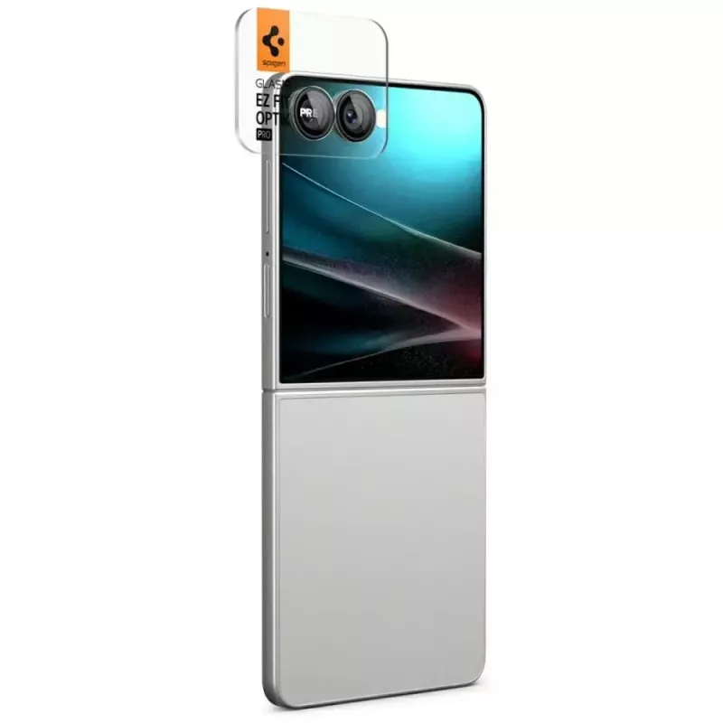 Apsauginis fotoaparato stiklelis Spigen, skirtas Galaxy Z Flip 7, HD stiklas, 2 vnt.