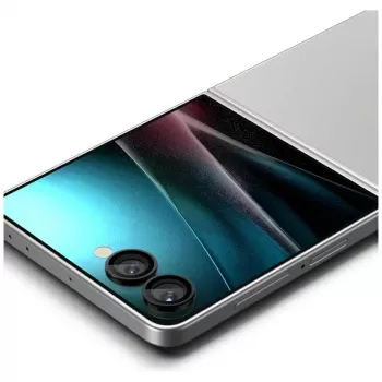 Apsauginis fotoaparato stiklelis Spigen, skirtas Galaxy Z Flip 7, HD stiklas, 2 vnt.