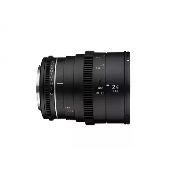Kino objektyvas Samyang VDSLR 24mm T1.5 MK2 MILC juodas
