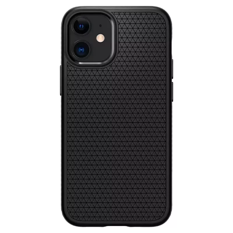 Dėklas Spigen Liquid Air iPhone 12 12 Pro Juodas