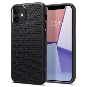 Dėklas Spigen Liquid Air iPhone 12 12 Pro Juodas