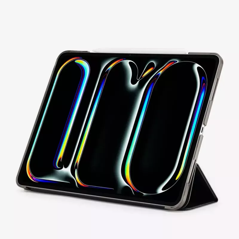 Folio Dėklas Spigen iPad Pro 11 2024 Smart Fold Juodas