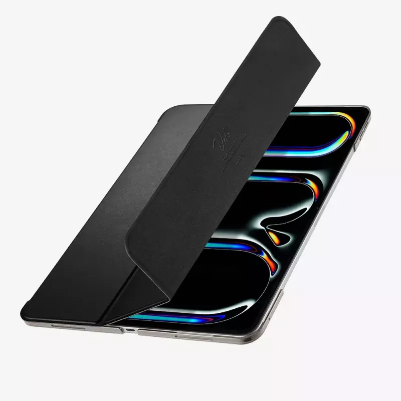 Folio Dėklas Spigen iPad Pro 11 2024 Smart Fold Juodas