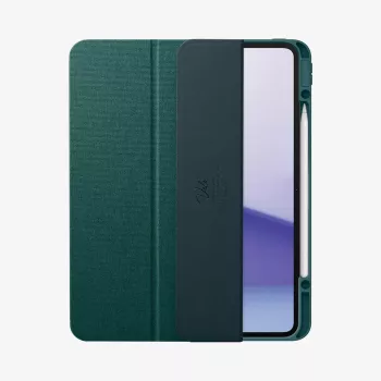 Spigen Urban Fit sulankstomas dėklas 33 cm (13 colių), skirtas iPad Pro 2024, žalias