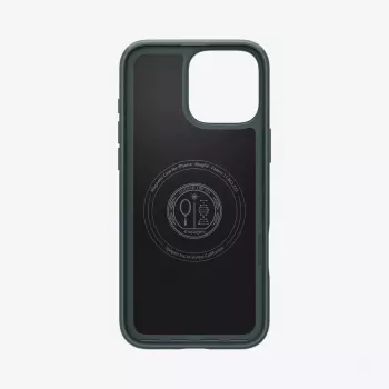 Mobiliojo telefono dėklas Spigen iPhone 16 Pro Max žalias Thin Fit MagFit