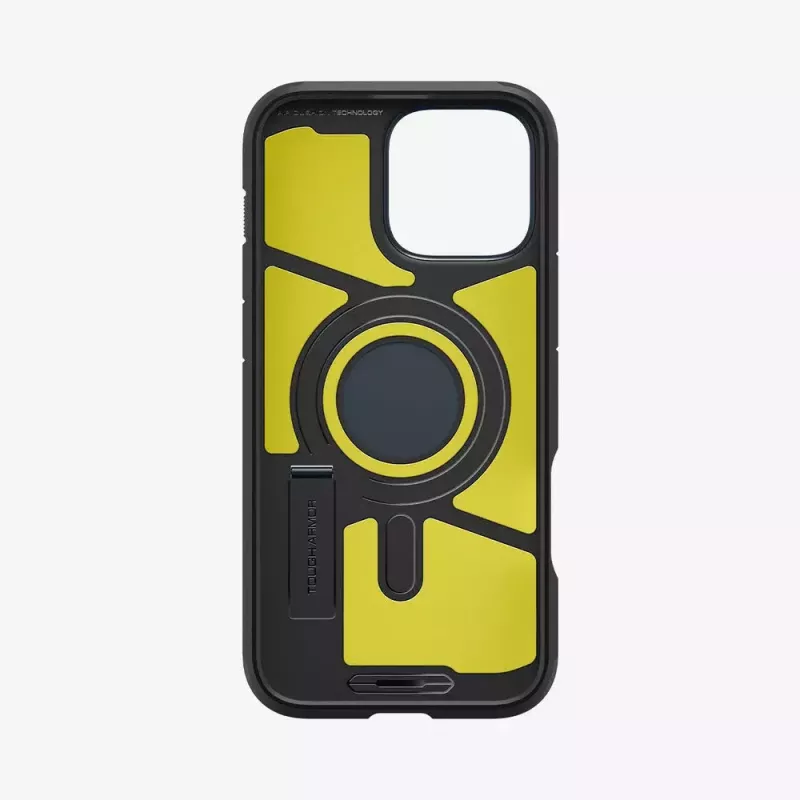 Spigen Tough Armor AI dėklas pilkas su MagFit technologija, skirtas iPhone 16 Pro Max