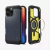 Spigen Tough Armor AI dėklas pilkas su MagFit technologija, skirtas iPhone 16 Pro Max