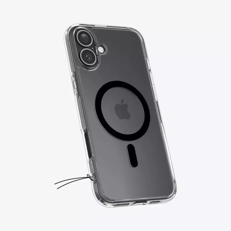 Spigen Ultra Hybrid (MagFit) apsauginis dėklas Juodas Skaidrus iPhone 16 Plus