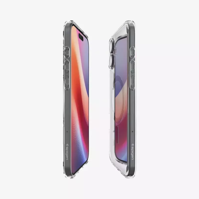 Spigen Ultra Hybrid (MagFit) apsauginis dėklas Juodas Skaidrus iPhone 16 Plus
