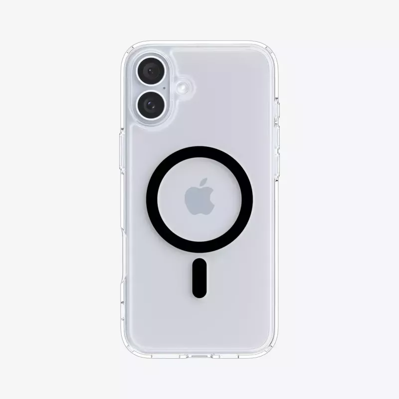 Spigen Ultra Hybrid (MagFit) apsauginis dėklas Juodas Skaidrus iPhone 16 Plus