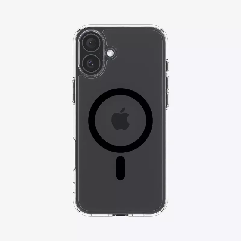 Spigen Ultra Hybrid (MagFit) apsauginis dėklas Juodas Skaidrus iPhone 16 Plus