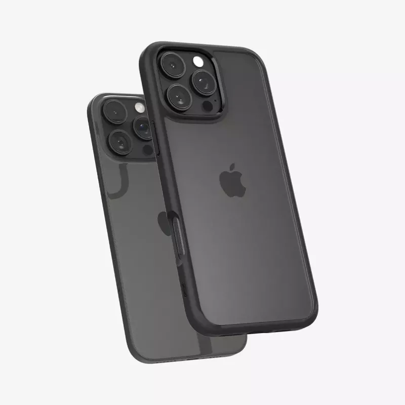 Spigen Ultra Hybrid dėklas mobiliesiems telefonams Juodas iPhone 16 Pro