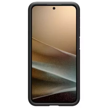 Apsauginis dėklas telefonui Spigen Tough Armor, Samsung Galaxy A36 5G, dviejų sluoksnių, juodas