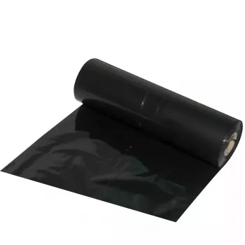 Juostelė etikečių spausdintuvui Brady R6000HF-110X70/O – Juoda, 110 mm × 70 m, šerdis 1,27 cm, suderinama su BBP11/BBP12