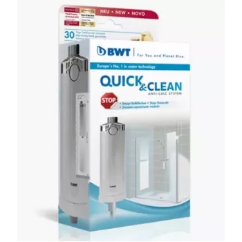 BWT Quick & Clean vandens filtro sistema nuo kalkių, balta