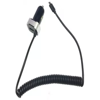 Automobilinis kroviklis Beafon CC-2A4-MI – Universalus 12–24V į 5V, 1×USB 2.0, 1,5 m laidas, Juodas