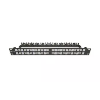Patch Panel 1U Wirewin WKS PANEL 24 JUODAS