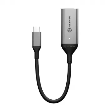 ALOGIC 15cm Ultra USB-C (vyriškas) į DP (moterišką) adapteris 4K 60Hz