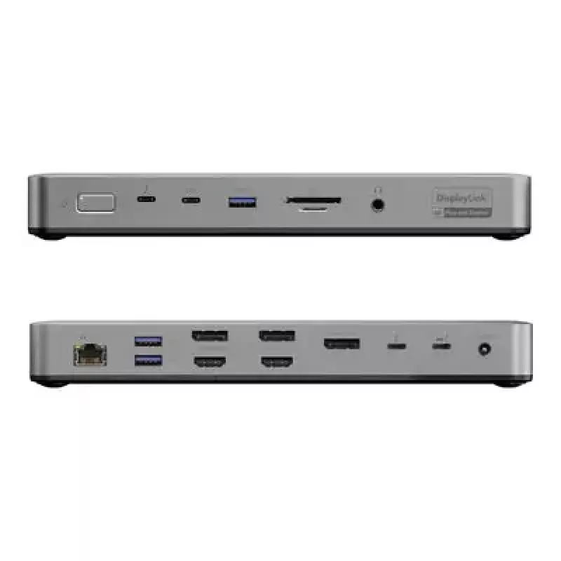 ALOGIC TB4DU4 – Thunderbolt dokų stotelė / prievadų replikatorius, 96W, SD/MicroSD skaitytuvas, 3.5mm, aliuminis/ABS