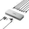 ALOGIC TB4DU4 – Thunderbolt dokų stotelė / prievadų replikatorius, 96W, SD/MicroSD skaitytuvas, 3.5mm, aliuminis/ABS