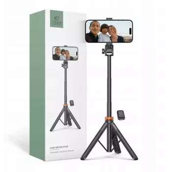 Selfie lazda ir trikojis Tech‑Protect L035 – reguliuojamas aukštis, lengvas nešiojamas laikiklis