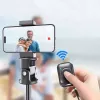 Tech-Protect L03S selfie lazdelė trikojis su Bluetooth nuotolinio valdymo pulteliu, juoda