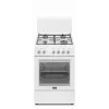 Simfer 4403SERBB dujinė kaitlentė su elektrine orkaite, balta, 50 cm