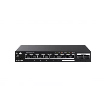 Tenda TEM2010X tinklo jungiklis 2.5G Ethernet (100/1000/2500) stalinis juodas