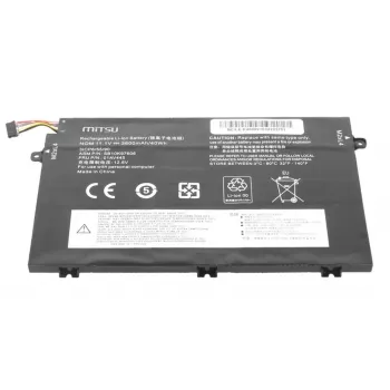 MITSU akumuliatorius, skirta Lenovo BC/LE-E480, 3600mAh (40Wh), 11,1V