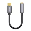 Baseus L54 garso adapteris USB-C + 3,5 mm mini jack (juodai pilkas)