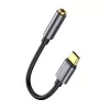 Baseus L54 garso adapteris USB-C + 3,5 mm mini jack (juodai pilkas)