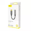 Baseus L54 garso adapteris USB-C + 3,5 mm mini jack (juodai pilkas)