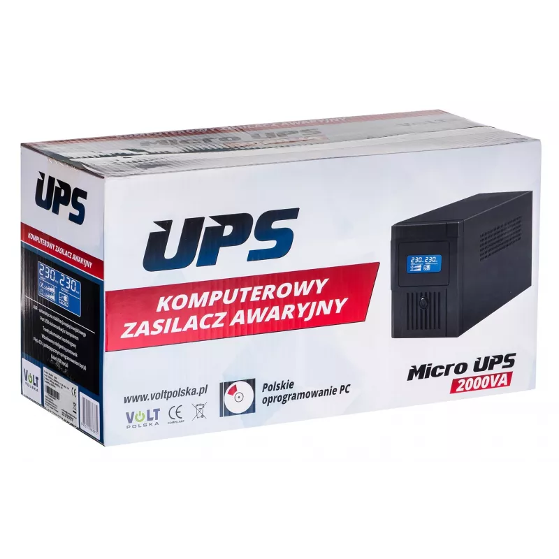 Nepertraukiamo maitinimo šaltinis Volt Polska Micro 2000VA 1200W