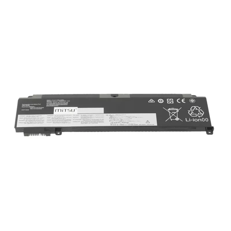 Mitsu akumuliatorius, skirtas Lenovo ThinkPad T460s/T470s, 2140 mAh (24 Wh), 11,1–10,8 V