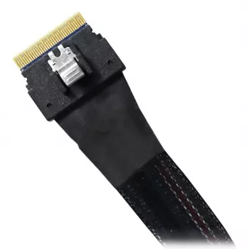 ICY DOCK - SlimSAS 8i SFF-8654 į 2x SlimSAS 4i SFF-8654 laidas - 0,5 m