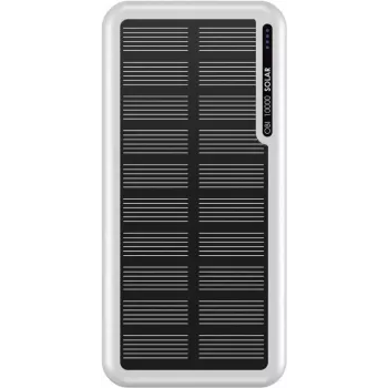 Boompods Obi 10 000 mAh Saulės energijos Powerbank Baltas