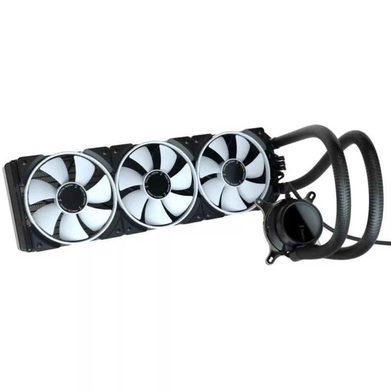 Fractal Design Celsius+ S36 Prisma – procesoriaus vandens aušintuvas, 360 mm, 3 ventiliatoriai, 32,7 dB, 20 dB, 800–2800 RPM