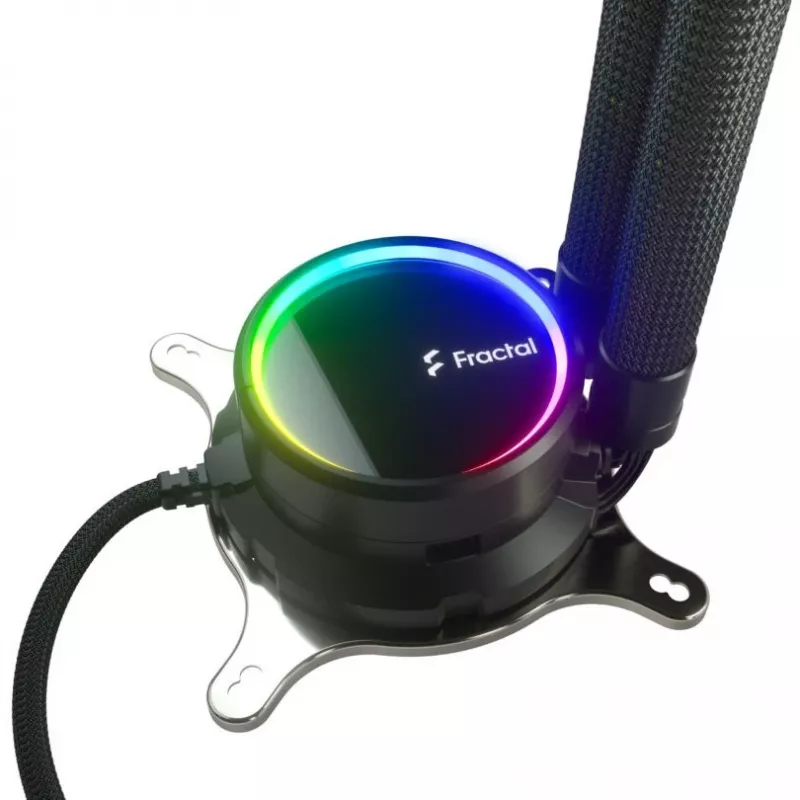 Fractal Design Celsius+ S36 Prisma – procesoriaus vandens aušintuvas, 360 mm, 3 ventiliatoriai, 32,7 dB, 20 dB, 800–2800 RPM