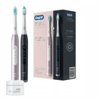 Oral-B Pulsonic SlimLuxe 4900 elektrinis dantų šepetėlių rinkinys (2 vnt.)