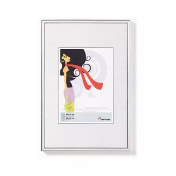 Walther Design New Lifestyle 13 x 18 nuotraukų rėmelis, plastikinis, sidabrinis, 130 x 180 mm