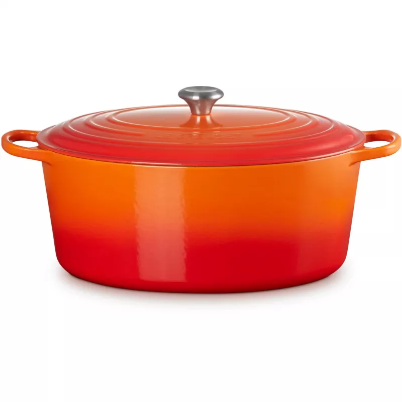 Le Creuset Signature keptuvė ovali 40cm oranžinė raudona (21178400902430)