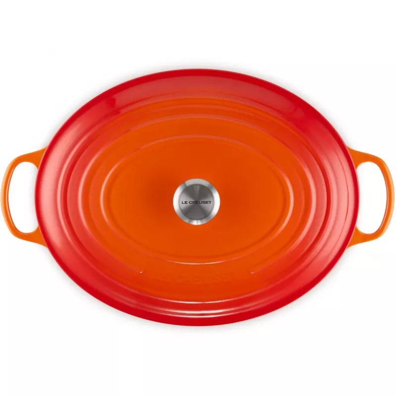 Le Creuset Signature keptuvė ovali 40cm oranžinė raudona (21178400902430)