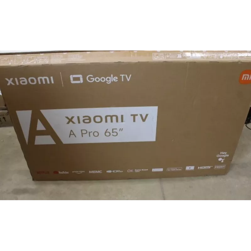 Xiaomi QLED TV A Pro 2026 65 col. | Smart TV | Google TV | 4K UHD | PAŽEISTA PAKUOTĖ