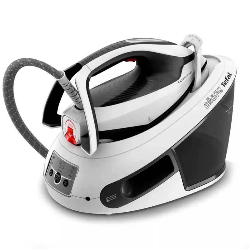 Tefal Express Power SV8130 2800 W 1.8 L Durilium AirGlide Autoclean padas Juoda, Balta